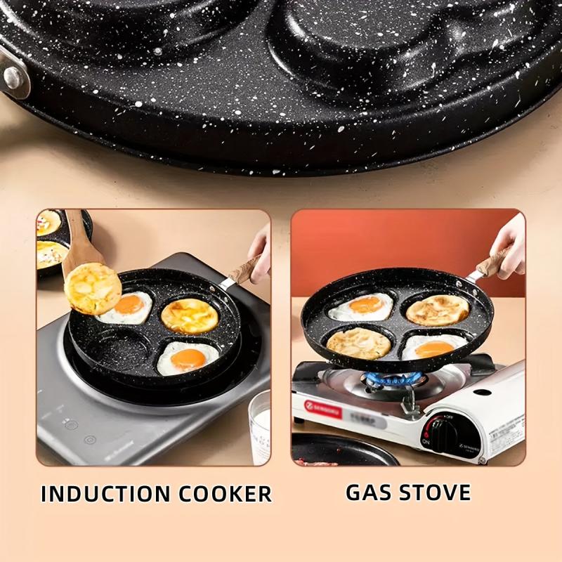 Non Stick Cast Iron Skillet for Gas Stove Top and Induction Cooker