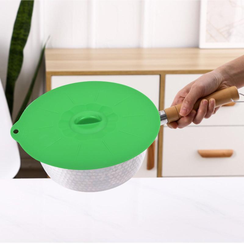 3 Silicone Lids Reusable Covers for Bowls Pots Plates Cups 3 Sizes