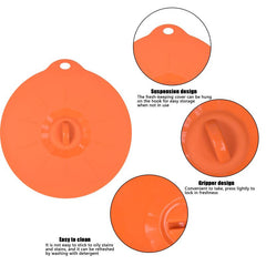 3 Silicone Lids Reusable Covers for Bowls Pots Plates Cups 3 Sizes