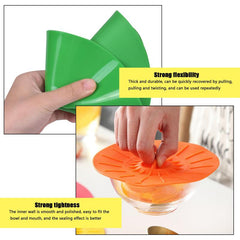 3 Silicone Lids Reusable Covers for Bowls Pots Plates Cups 3 Sizes