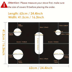 Gas Stove Cover Reusable Nonstick Stove Liner Washable