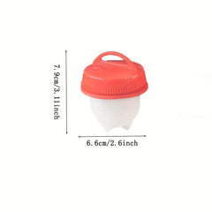 6pcs Non Stick Silicone Egg Cups Hard Boiled Egg Makers