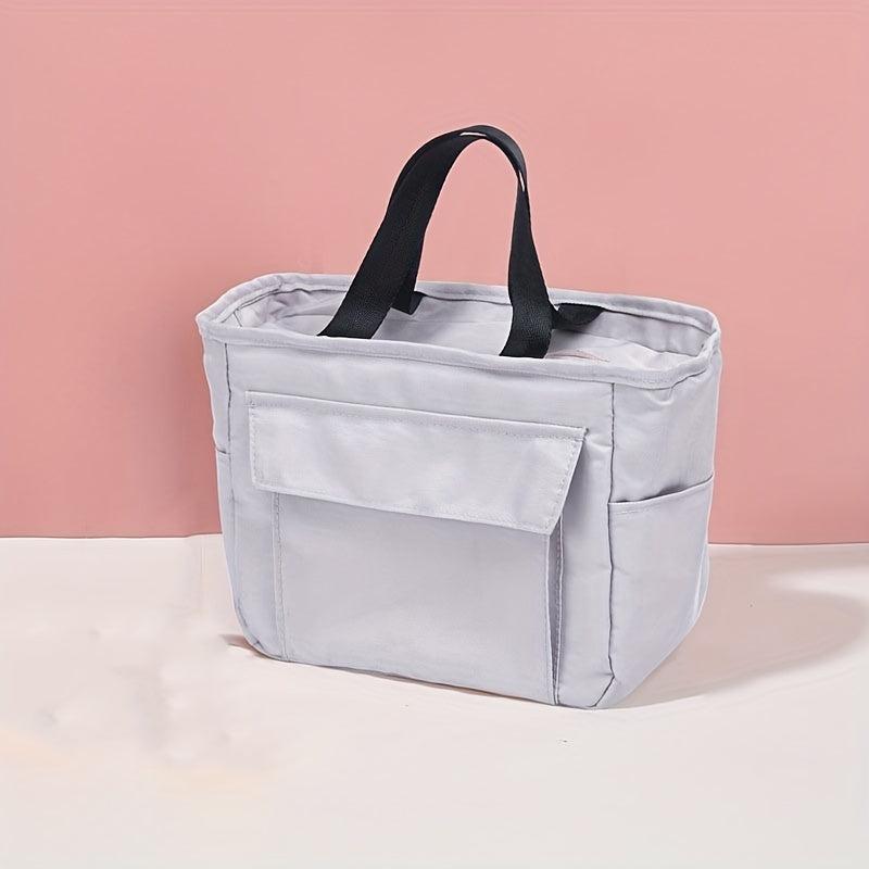 Large Capacity Aluminum Foil Insulated Lunch Bag Portable Handbag