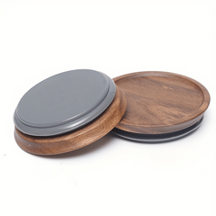 Regular Mouth Mason Jar Lid Wooden Storage Canning Jar Lid Ball Jars Wooden Lid