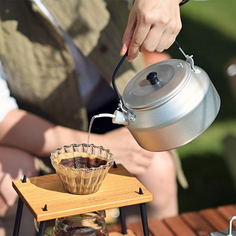 Lightweight Aluminum Camping Kettle for Outdoor Cooking