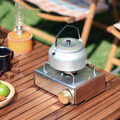 Lightweight Aluminum Camping Kettle for Outdoor Cooking