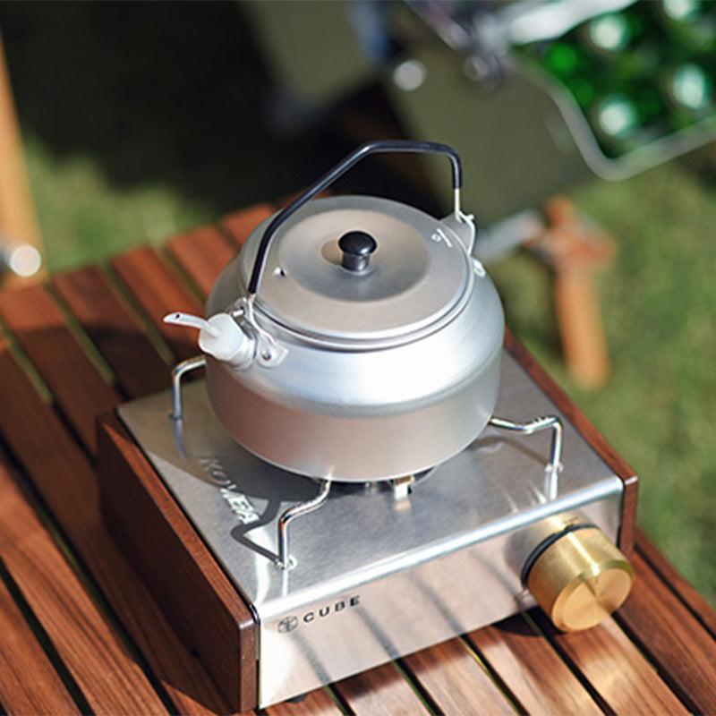 Lightweight Aluminum Camping Kettle for Outdoor Cooking