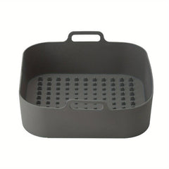 Silicone Air Fryer Liner Pan Heat Resistant Square Grill Tray