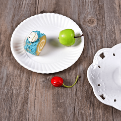 25pcs Disposable Plates Paper Plate 15 24 Cm