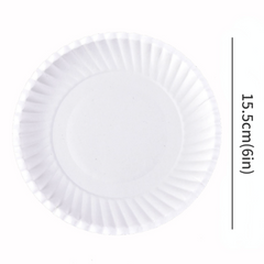 25pcs Disposable Plates Paper Plate 15 24 Cm