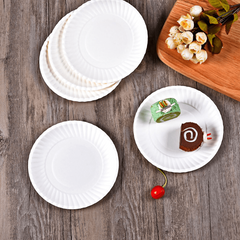 25pcs Disposable Plates Paper Plate 15 24 Cm
