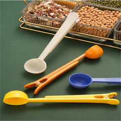 Multifunctional Measuring Clip Spoon Household Kitchen Plastic Milk Powder Spoon