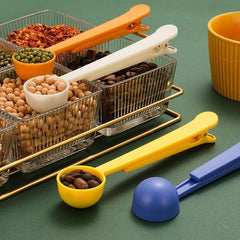 Multifunctional Measuring Clip Spoon Household Kitchen Plastic Milk Powder Spoon
