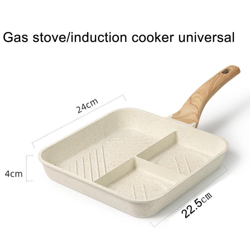 3 Hole Frying Pan Omelet Pan Non-stick Egg Pancake Pan