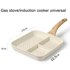 3 Hole Frying Pan Omelet Pan Non-stick Egg Pancake Pan