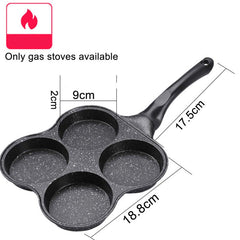 3 Hole Frying Pan Omelet Pan Non-stick Egg Pancake Pan