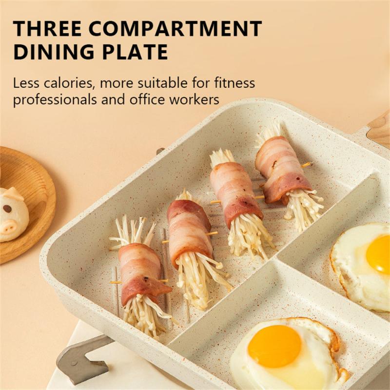3 Hole Frying Pan Omelet Pan Non-stick Egg Pancake Pan