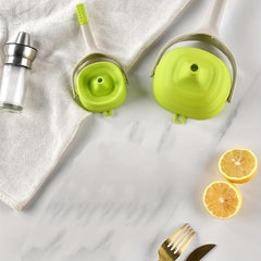 Silicone Collapsible Funnel with Handle for Kitchen Use