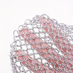 Stainless Steel Pot Brush Chain Net Scrub Brush