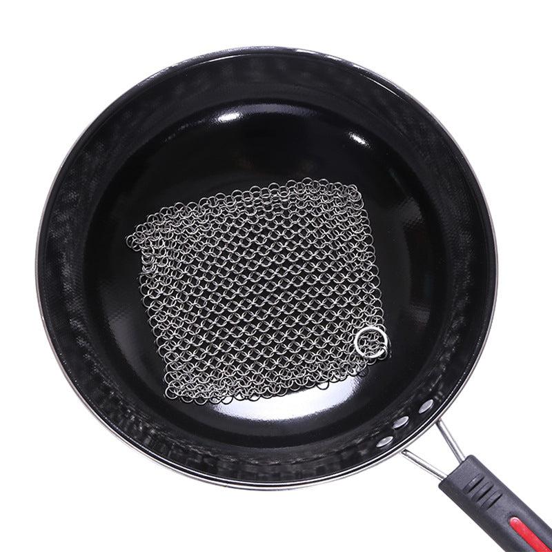 Stainless Steel Pot Brush Chain Net Scrub Brush
