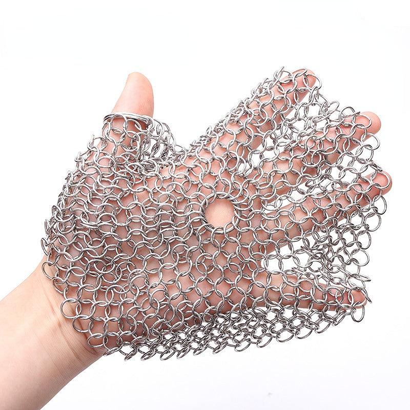 Stainless Steel Pot Brush Chain Net Scrub Brush