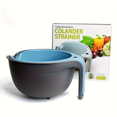 Double Layer Fruit & Vegetable Drain Basket Storage Washer