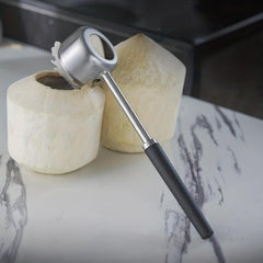 2pcs Coconut Opener Tools Rubber Hammer Young Coconut Tool Set