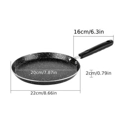Non Stick Crepe Pan Omelette Pan Breakfast Pot Induction Safe Saucepan