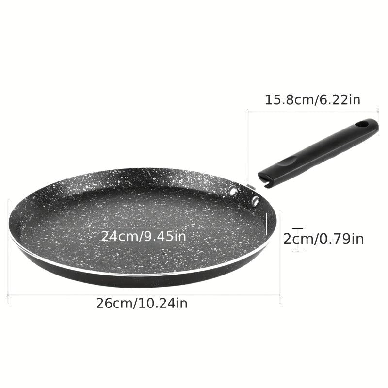 Non Stick Crepe Pan Omelette Pan Breakfast Pot Induction Safe Saucepan