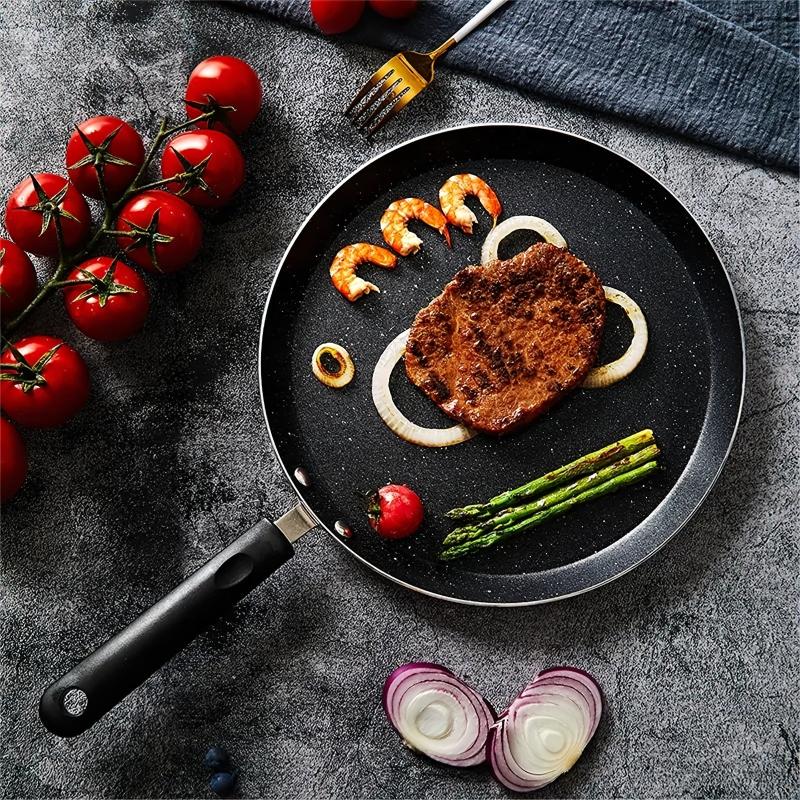 Non Stick Crepe Pan Omelette Pan Breakfast Pot Induction Safe Saucepan