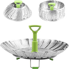 Stainless Steel Vegetable Steamer Basket for Veggie Fish Seafood Cooking