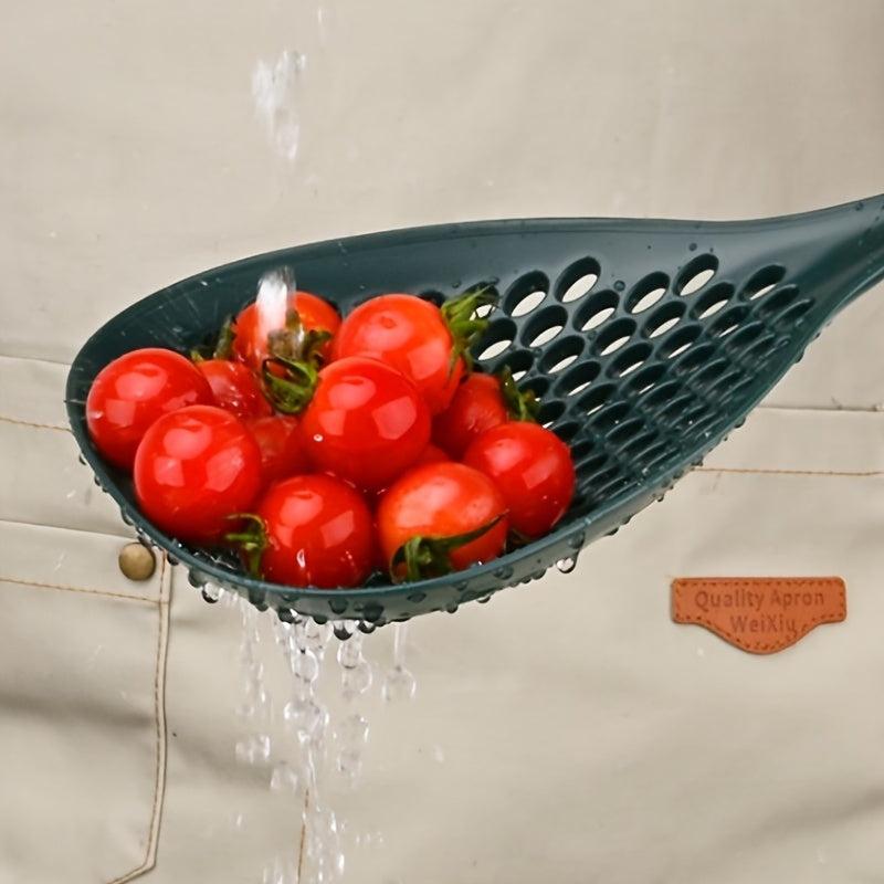 Durable Slotted Spoon For Hot Foods Kitchen Scoop And Colander Strainer