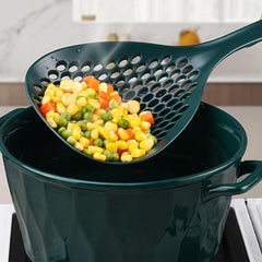 Durable Slotted Spoon For Hot Foods Kitchen Scoop And Colander Strainer