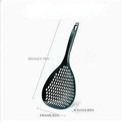 Durable Slotted Spoon For Hot Foods Kitchen Scoop And Colander Strainer