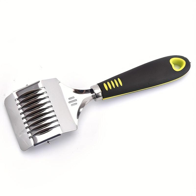 Stainless Steel Noodle Cutter Non-slip Handle Kitchen Cooking Tool
