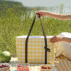 Large Insulated Lunch Box Bag for Beach Picnic Travel Leak Proof