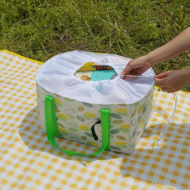 Large Insulated Lunch Box Bag for Beach Picnic Travel Leak Proof