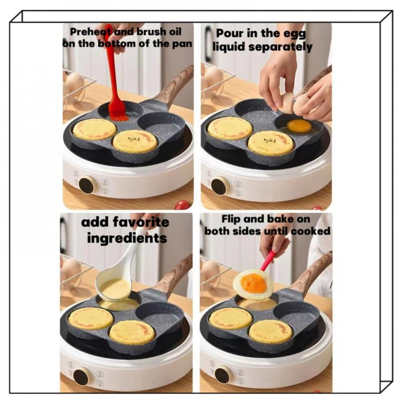 Non Stick Omelette Pan Multifunctional Pancake Pan 1pc Set