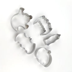 5pcs Ghost Halloween Cookie Cutter Set Stainless Steel Cookie Mold