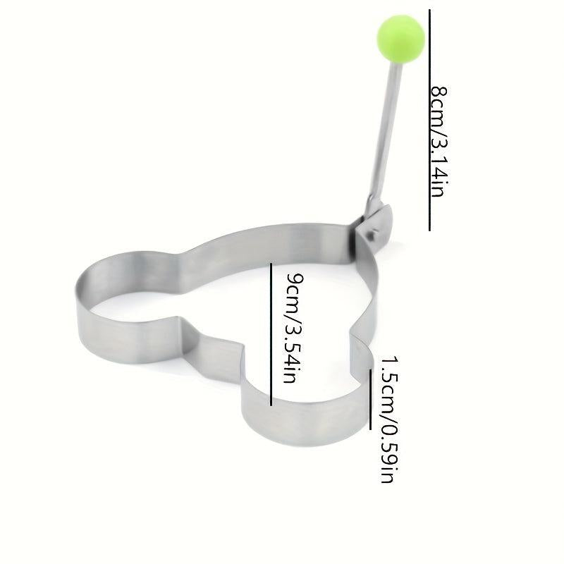 5pcs Stainless Steel Omelette Mold Poached Egg Mold Creative Omelette Ring