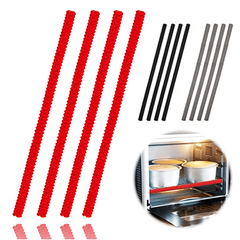 Silicone Oven Rack Protectors Heat Insulation Strip - 1pc/4pcs