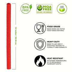 Silicone Oven Rack Protectors Heat Insulation Strip - 1pc/4pcs