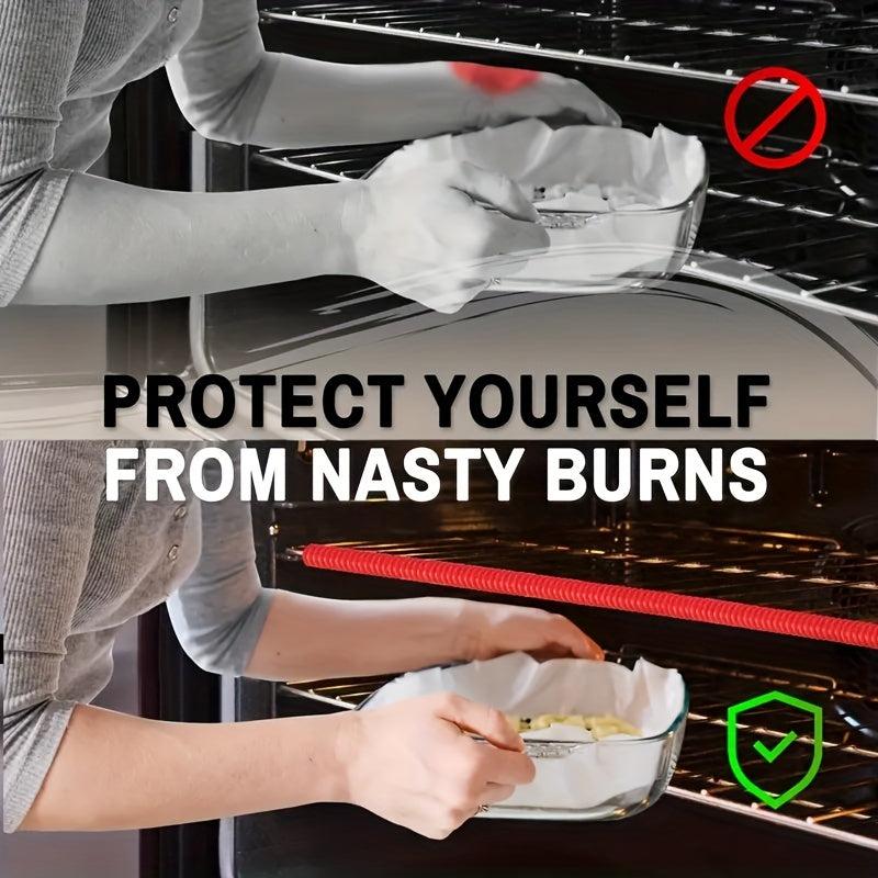 Silicone Oven Rack Protectors Heat Insulation Strip - 1pc/4pcs
