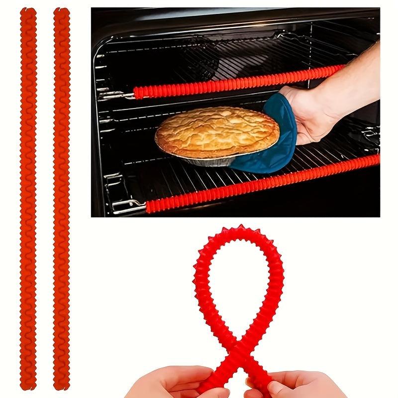 Silicone Oven Rack Protectors Heat Insulation Strip - 1pc/4pcs