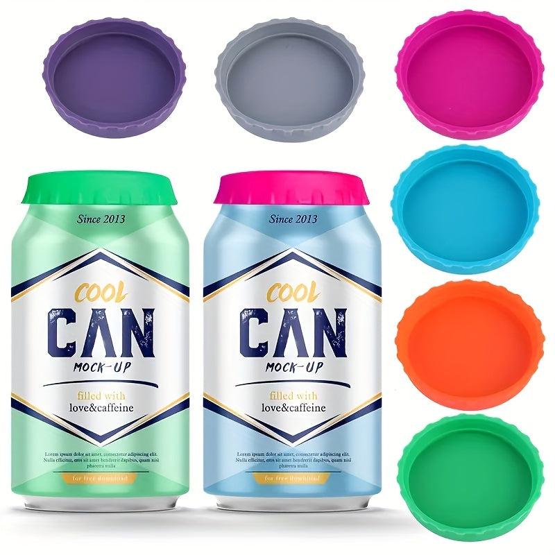 Reusable Silicone Can Lids - Keep Beverages Fresh & Sealed
