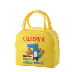 1pc Cartoon Lunch Bag Portable Insulated Lunch Box Picnic Bag