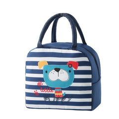 1pc Cartoon Lunch Bag Portable Insulated Lunch Box Picnic Bag