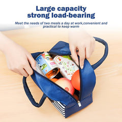 1pc Cartoon Lunch Bag Portable Insulated Lunch Box Picnic Bag
