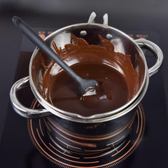 Stainless Steel Double Boiler Pot Set with Mixing Bowl 1250ML 1QT