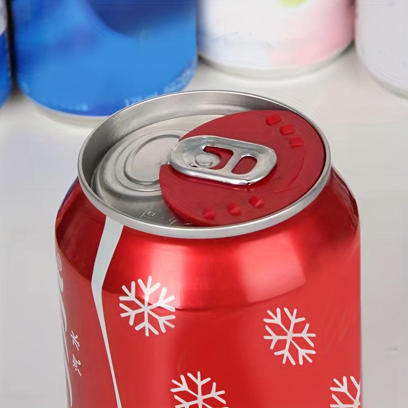 6pcs Beverage Can Lid Seal Cover Reusable Leakproof Can Protector Cover